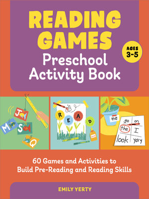 cover image of Reading Games Preschool Activity Book